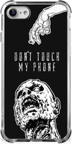 Anti Shock hybrid Case iPhone SE 2022/2020 | iPhone 8/7 GSM Hoesje met doorzichtige rand Zombie