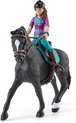 foto van Schleich Horse Club Speelfigurenset - Lisa en Storm - Kinderspeelgoed voor Jongens en Meisjes - 5 tot 12 jaar - 42541