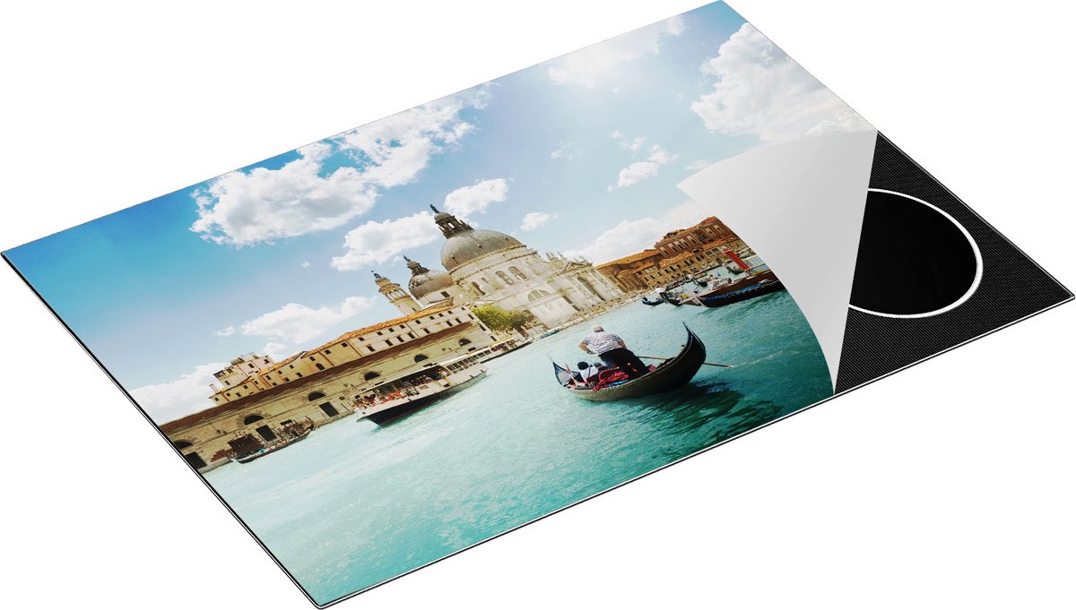 Chefcare Inductie Beschermer Basiliek San Marco in Venetië op het Water - 75x55 cm - Afdekplaat Inductie - Kookplaat Beschermer - Inductie Mat
