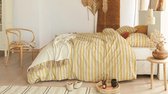 Ariadne at Home Knit Stripes dekbedovertrek - Lits-Jumeaux - 240x200/220 - Geel