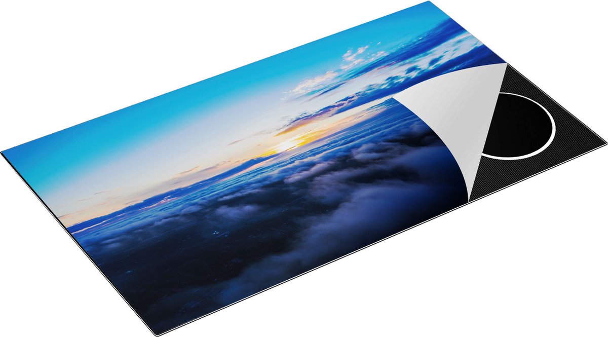 Chefcare Inductie Beschermer Zonsondergang in de Wolken - 89,6x51,6 cm - Afdekplaat Inductie - Kookplaat Beschermer - Inductie Mat
