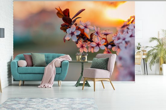 Papier peint photo peint vinyle - Fleur de presque largeur 450 cm x hauteur 300 cm - Tirage photo sur papier peint (disponible en 7 tailles)