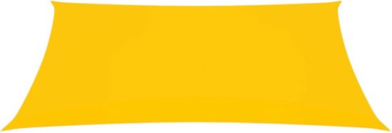 vidaXL Parasol rectangulaire 3 x 5 m Tissu Oxford Jaune