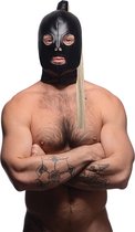 Blonde Ponytail Bondage Hood