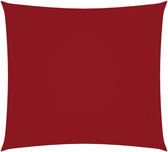vidaXL Parasol carré 3 x 3 m Tissu Oxford Rouge