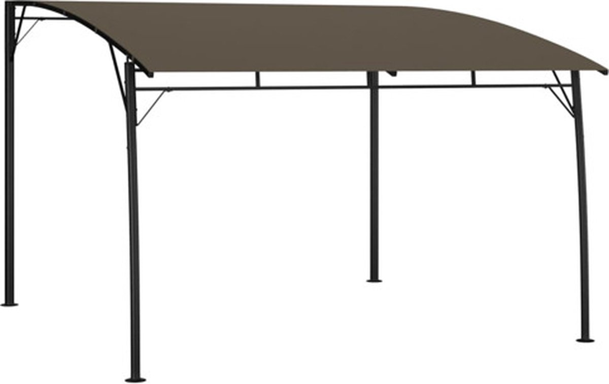 vidaXL-Zonneluifel-3x3x255-m-taupe