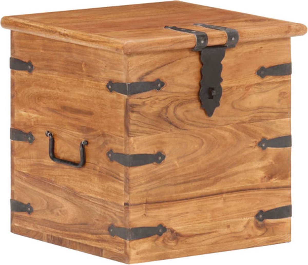 vidaXL - Kist - 40x40x40 - cm - massief - acaciahout