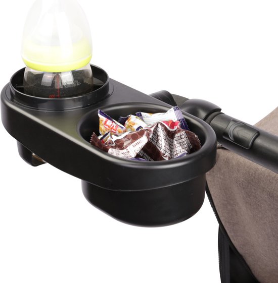 badaren Universeel kinderwagendienblad, 360 graden draaibaar 3-in-1 met verstelbare clip, snackdienblad voor kinderwagens, geschikt voor de meeste kinderwagens met armleuningen badaren Universeel kinderwagendienblad, 360 graden draaibaar 3-in-1 met verstelbare clip, snackdienblad voor kinderwagens, geschikt voor de meeste kinderwagens met armleuningen