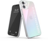 Superdry Snap Case Clear kunststof hoesje voor iPhone 12 mini - holografisch