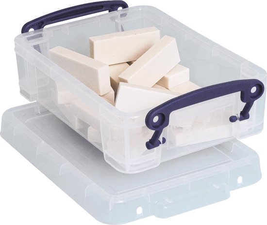Really Useful Box 0,75 liter, transparant 60 stuks - Really Useful Box