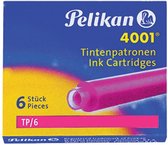 Pelikan inktpatronen 4001 roze 10 stuks