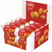 Spéculoos fourrés Lotus Biscoff, présentoir de 16 pièces avec 5 biscuits, 50 g, crème spéculoos