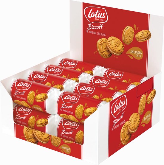 Lotus Biscoff gevuld speculoos crème (5stx16) - 1 display