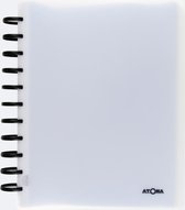Atoma showalbum, voor ft A4, uit PP, met 100 tassen, geassorteerde kleuren 4 stuks