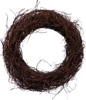 Couronne salim/couronne branche marron pour décorer couronnes salim 35 cm - Couronnes de porte/couronnes bricolage/décorations de Noël