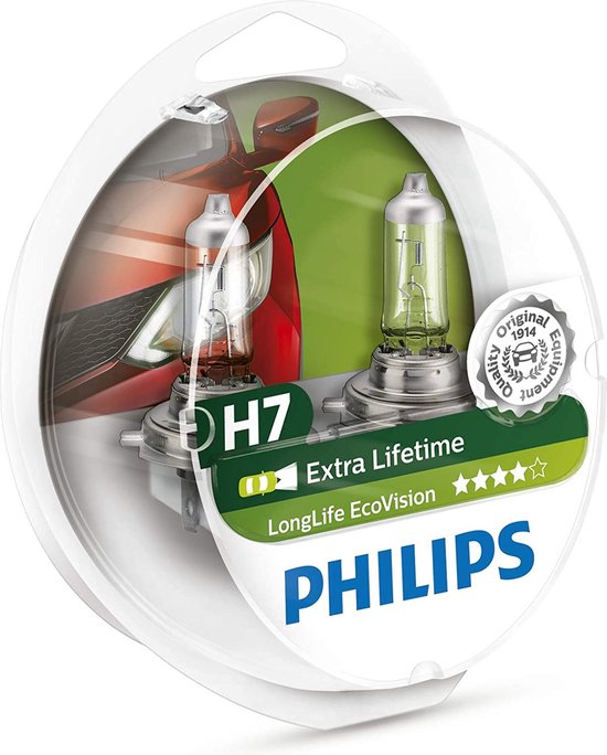 philips h7 12v 55w px26d longlife ecovision