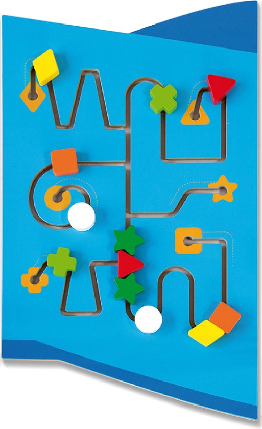 Viga Toys - Houten - Wandspeelbord - Vliegtuig - Lengte 180cm van Viga — afbeelding 4