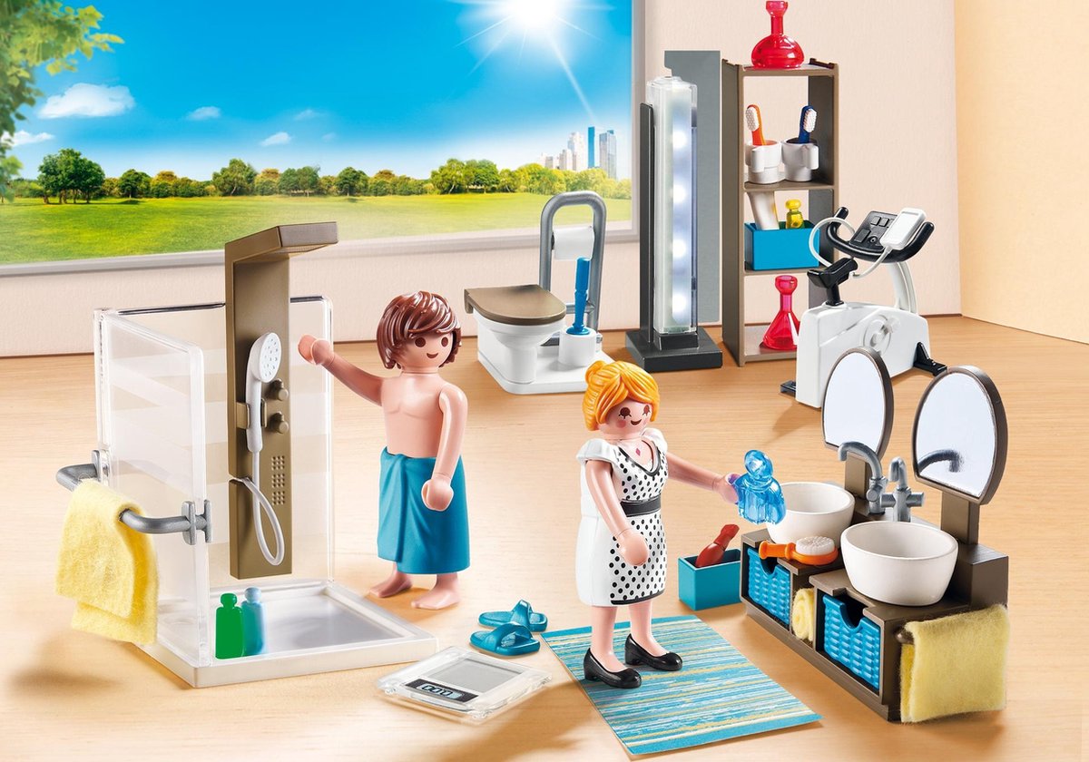 PLAYMOBIL City Life Badkamer met douche - 9268 — afbeelding 12