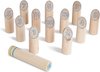 BS Toys Fins Werpspel - Kubb Spel - Buitenspeelgoed vanaf 8 Jaar - Stok Gooien - Kegelspel - 12 Houten Paaltjes - Kubb spel original - Kubb familiespel - Houten speelgoed - Buiten speelgoed - Buitenspel - Buiten Spellen - Tuin Speelgoed