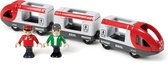 BRIO Rode Passagierstrein - Driedelige trein voor BRIO World - 33505