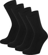 Morethansocks - Bamboe Kindersokken Basic - 4-Pak - Maat 23 t/m 38 - Naadloos - Kindersokken jongens - Kindersokken meisjes