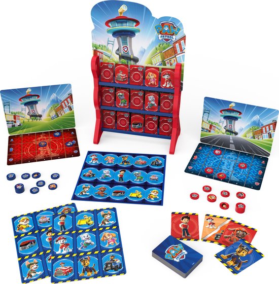 Afbeelding van het spel PAW Patrol - Bordspel - Kinderspelletjespakket - Met o.a  dammen, memory en bingo