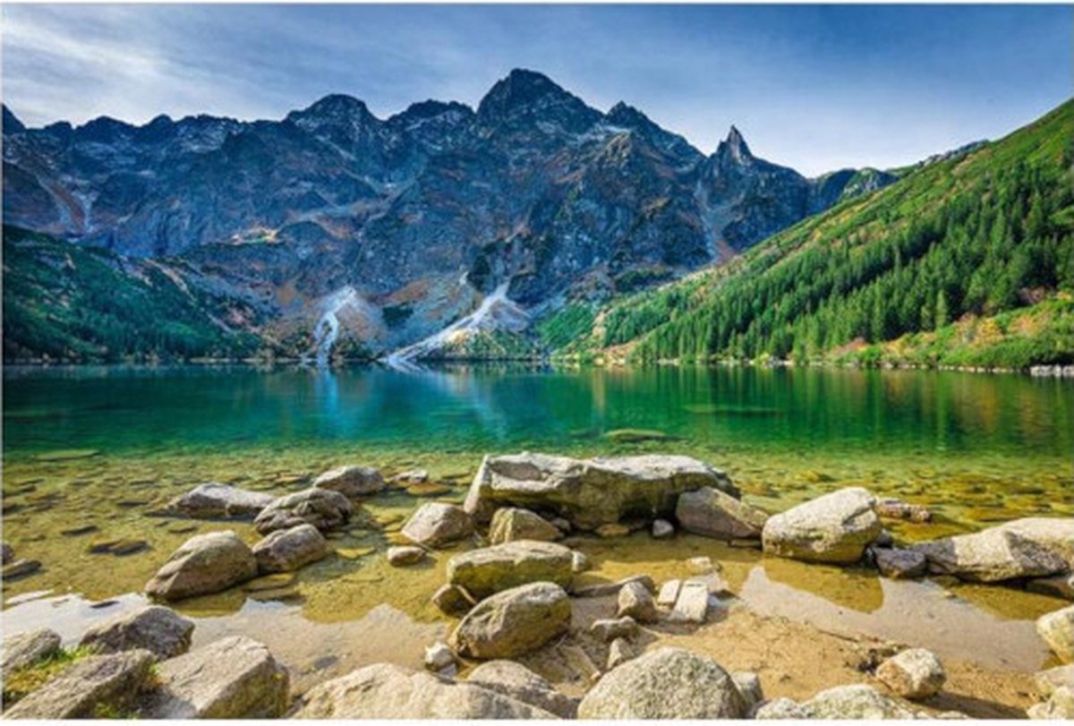 Fotobehang - Tatra Mountains 375x250cm - Vliesbehang