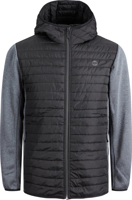 Jack & Jones - Heren Jas zomer Jje Multi Quilted Jacket - Zwart - Maat S