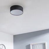 INSPIRE - Stoffen plafondlamp SITIA Ø 29 cm - Plafondlamp - Voor E27 gloeilamp - 1xE27 - - Zwart