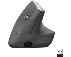Logitech MX Vertical - Draadloze Ergonomische Muis - Grijs