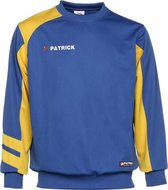 Patrick Victory Sweater Kinderen - Royal / Geel | Maat: 9/10
