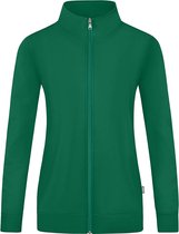 Jako Doubletex Sweaterjas Dames - Groen | Maat: 40