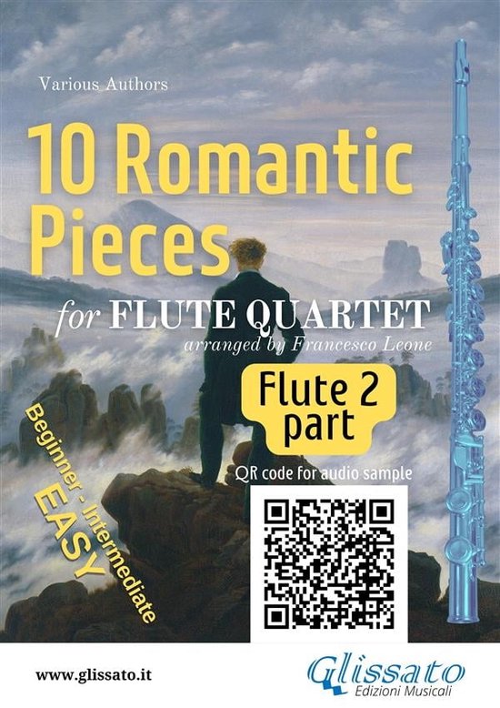 10 Romantic Pieces Flute Quartet 2 Flute 2 part of "10 Romantic