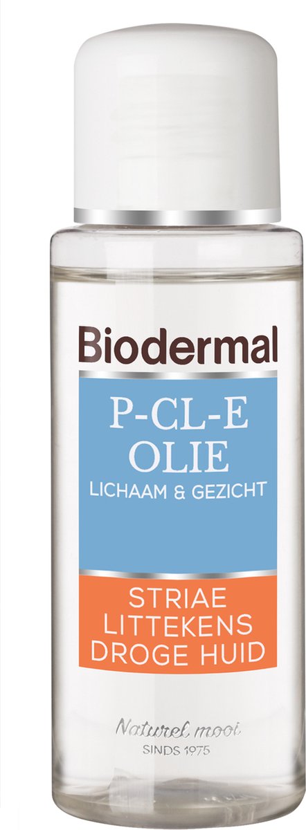 Biodermal P-CL-E Olie - Huidolie - Huidverzorging voor striae, littekens en droge huid - Huidolie 75 ml - Biodermal