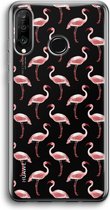Case Company® - Hoesje geschikt voor Huawei P30 Lite hoesje - Flamingo - Soft Cover Telefoonhoesje - Bescherming aan alle Kanten en Schermrand