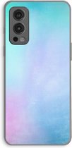 Case Company® - Hoesje geschikt voor OnePlus Nord 2 5G hoesje - Mist pastel - Soft Cover Telefoonhoesje - Bescherming aan alle Kanten en Schermrand