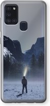 Case Company® - Hoesje geschikt voor Samsung Galaxy A21s hoesje - Wanderlust - Soft Cover Telefoonhoesje - Bescherming aan alle Kanten en Schermrand