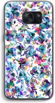 Case Company® - Hoesje geschikt voor Samsung Galaxy S7 hoesje - Hibiscus Flowers - Soft Cover Telefoonhoesje - Bescherming aan alle Kanten en Schermrand