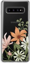 Case Company® - Hoesje geschikt voor Samsung Galaxy S10 Plus hoesje - Floral bouquet - Soft Cover Telefoonhoesje - Bescherming aan alle Kanten en Schermrand