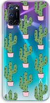 Case Company® - Hoesje geschikt voor Oppo A52 hoesje - Cactus Lover - Soft Cover Telefoonhoesje - Bescherming aan alle Kanten en Schermrand