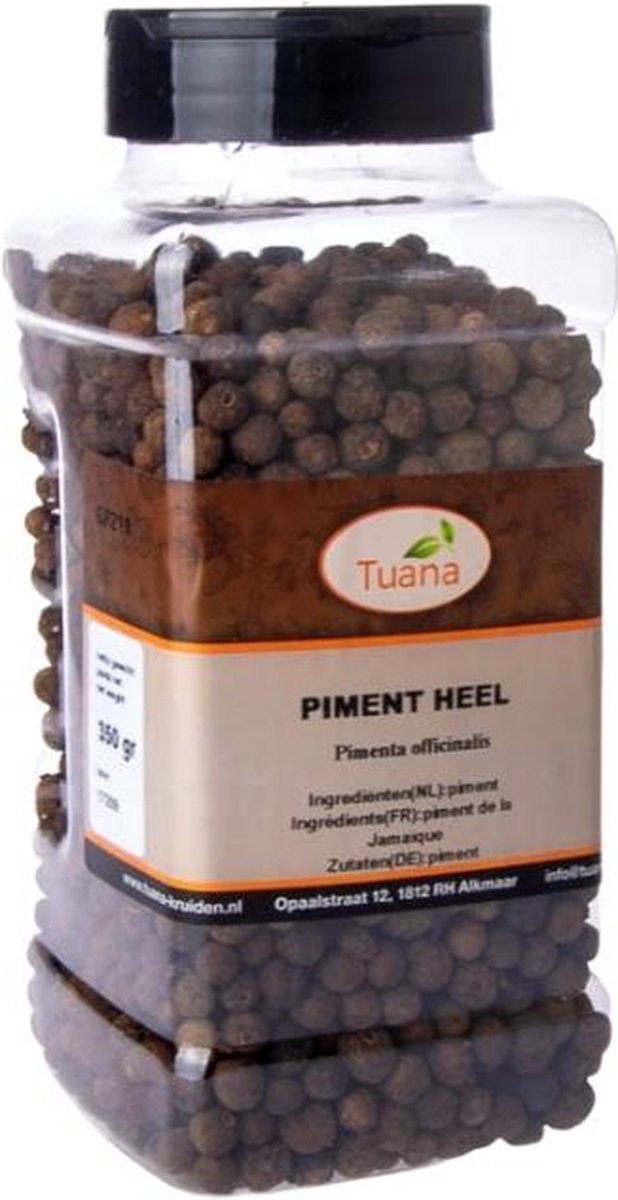 Goedkoopste Tuana Kruiden - Pimentkorrels - Strooibus 350 Gram - Kruiden Zonder Zout - GP0219
