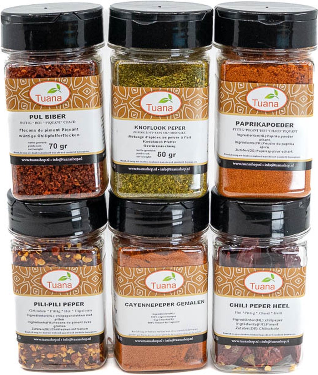Goedkoopste Tuana Kruiden - Paprika Kruidenpakket - Kruiden Zonder Zout - PKT108