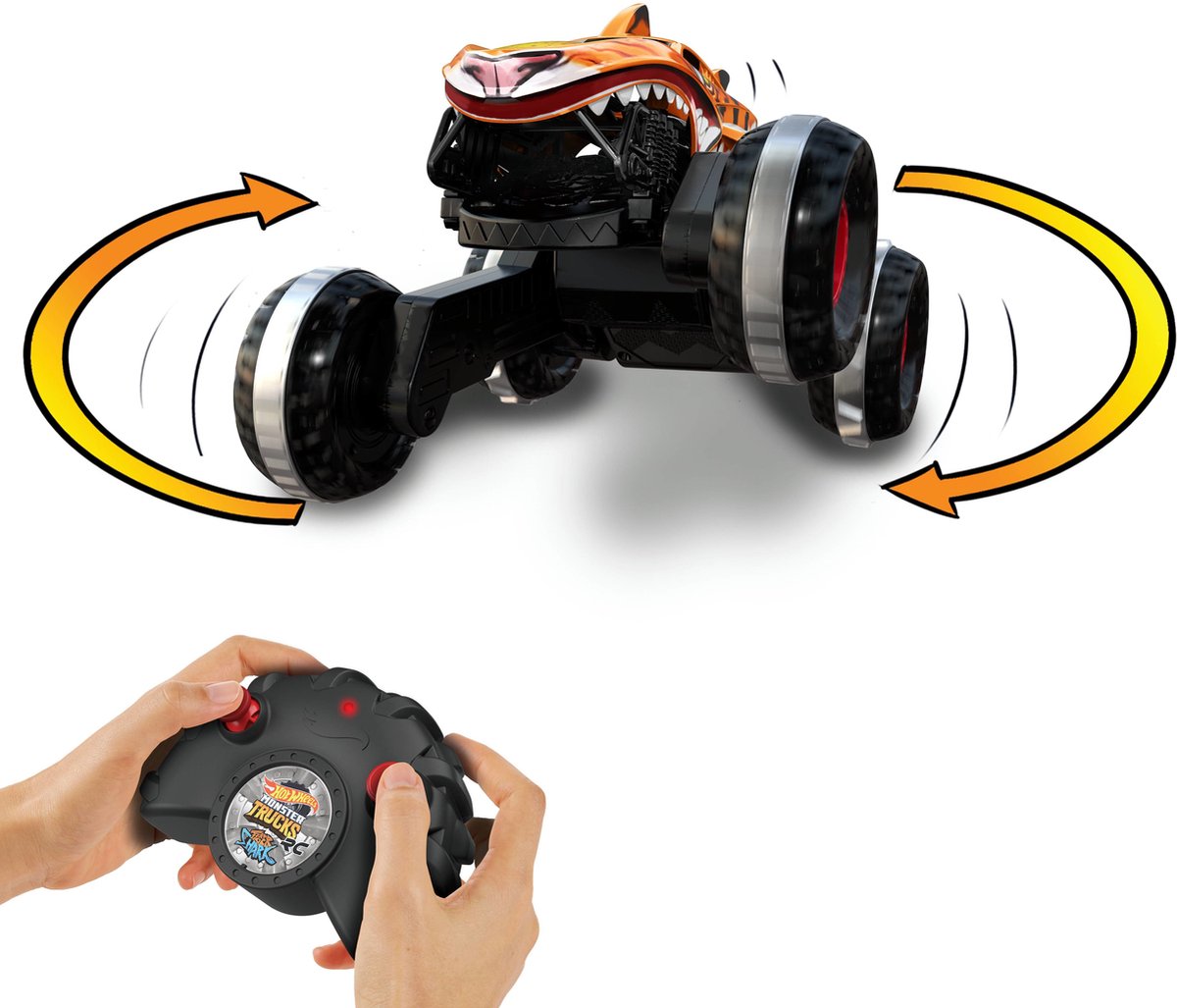Hot Wheels Monster Trucks Unstoppable Tiger Shark - Raceauto — afbeelding 5