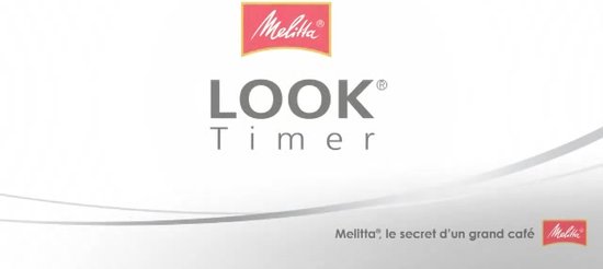 Cafetière Melitta Look IV Timer 1011-15 1000 W Blanche