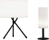 Designer Set LED Tafellampen staand - Oplaadbaar en draadloos - Binnen en buiten - Combi wit