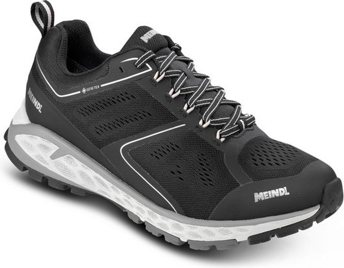 Meindl Power Walker Lady 2.0 Schwarz/silber Schoenen Wandelschoenen Lage schoenen Zwart
