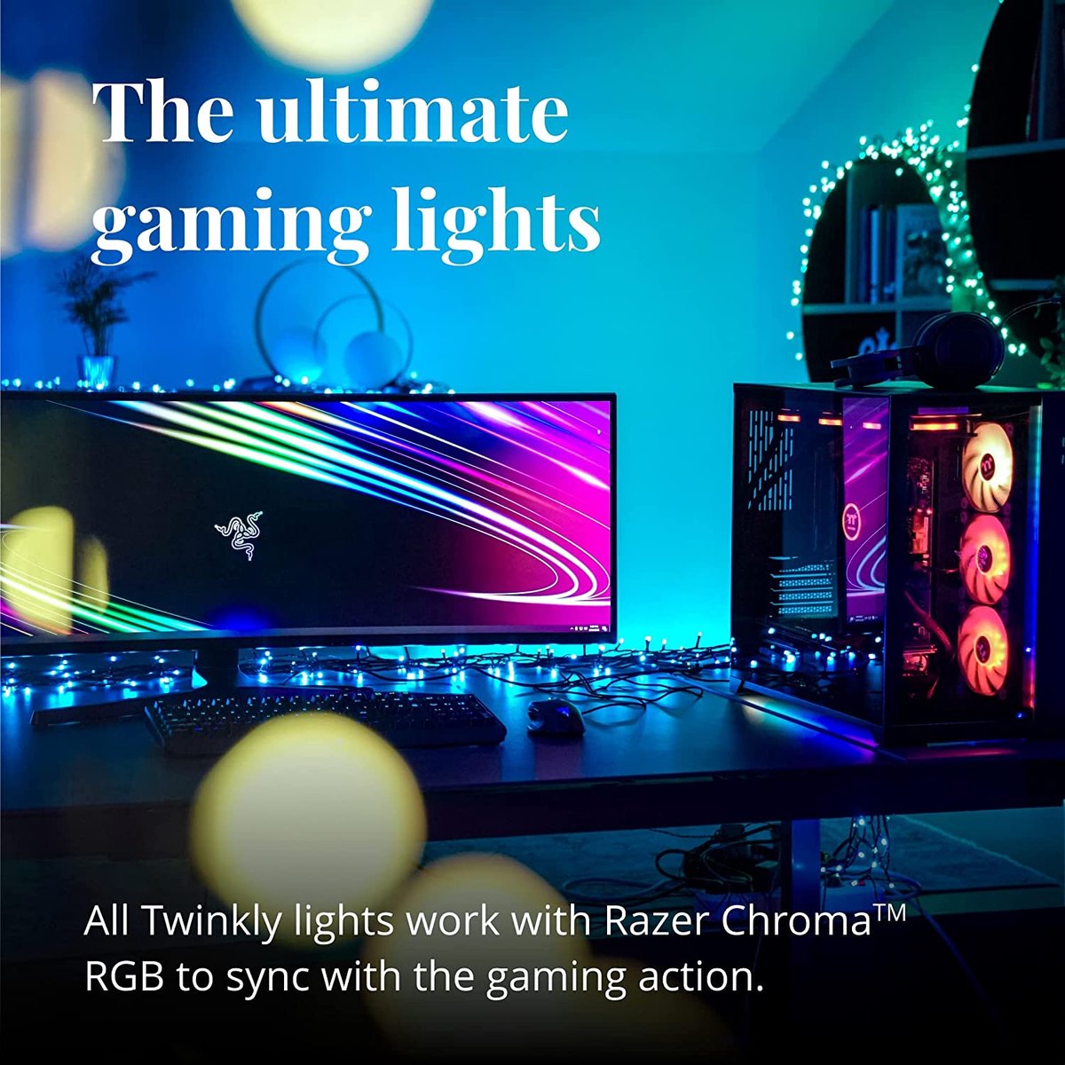 Twinkly Strings Lichtsnoer - 32M - LED Verlichting - RGB & Warm Licht - Dimbaar - Binnen & Buiten - Bluetooth Wifi - Werkt met Homekit, Homey, Google Home, Razer Chroma - Zwart – foto 6