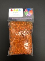 Rekenfiches transparant Oranje Ø15 mm (200 st.)