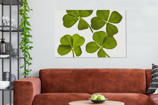 Peintures sur toile - Trèfle à quatre feuilles - 120x80 cm - Art Décoration murale