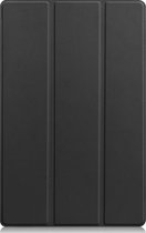 Hoes Geschikt voor Lenovo Tab P11 Plus Hoes Tri-fold Tablet Hoesje Case - Hoesje Geschikt voor Lenovo Tab P11 Plus Hoesje Hardcover Bookcase - Zwart